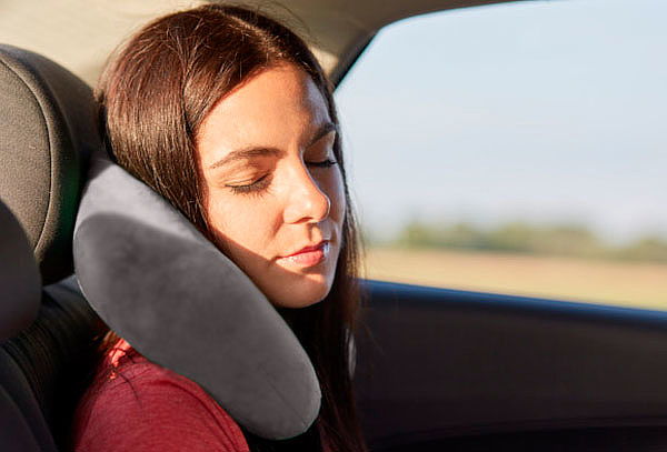 Kit De Viaje Almohada Tapones Vuelo Avión Auto