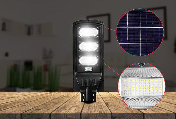Foco Solar 120w Sensor Movimiento + Control
