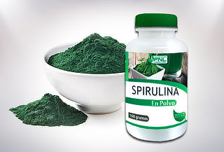 Spirulina Orgánica en Polvo 160 g Laboratorio FNL