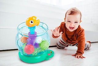 Juguete pesca con pelotas