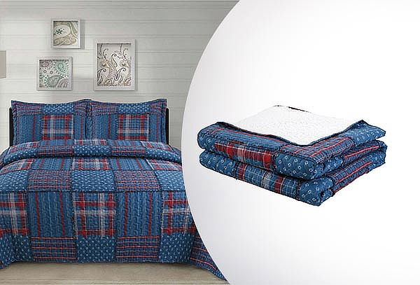 Cubrecama Ruffles Sherpa Chantilly 