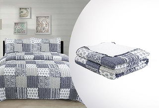 Cubrecama Ruffles Sherpa Chantilly 
