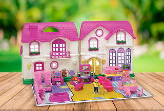 Casa Muñecas Niña Didactico Juego Familia