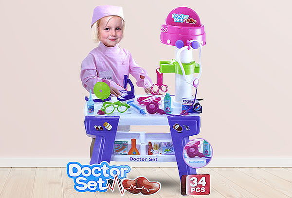 Set Doctor Medico Juguete Didáctico Niños 34 Pcs