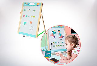 Pizarra Didáctica Magnética Para Niños Doble Tangram