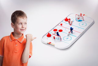 Juego De Mesa 2 En 1 Hockey Para Niños