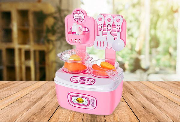 Set Cocina Juguete Didactico Niñas 18 Piezas