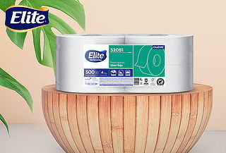 4 Rollos de papel higienico jumbo de 1 hoja 500 Mts.