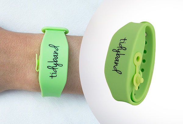 Pulsera dispensadora de alcohol gel Tidyband color