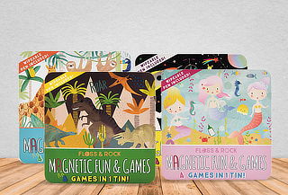 Juegos de Mesa Magnéticos  4-en-1