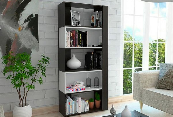 Biblioteca cubo TuHome modelo Beijing Color Wengue