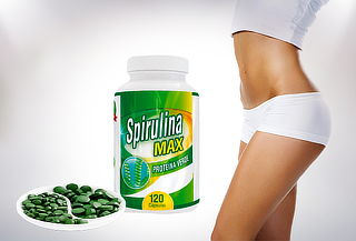 Spirulina Max Proteína Verde 120 Cápsulas