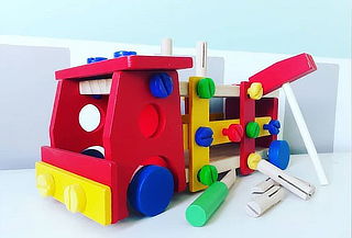 Camión Multifuncional Infantil de Madera