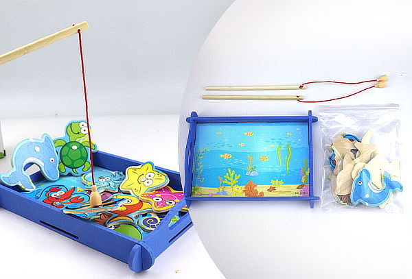 Pesca Milagrosa Infantil de Madera