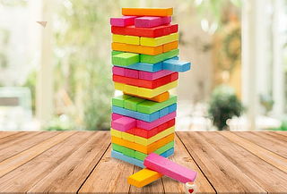 Yenga Colores de Madera