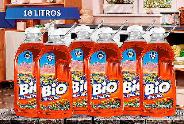 18 Litros Detergente Líquido Bio Frescura, Desierto Florido