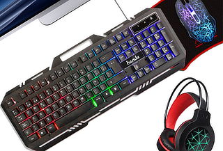 Combo Gamer 4 en 1 