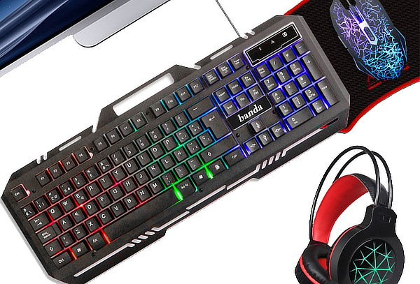 Combo Gamer 4 en 1 