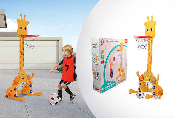 Juego 4 En 1 Basquetbol Futbol Golf Argollas