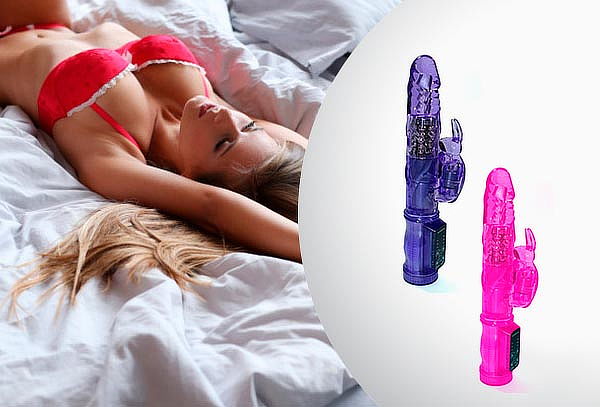 Vibrador Conejito Rotador Estimulador Con Perlas
