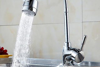 Manguera Flexible Lavaplatos Cocina Llave Gris