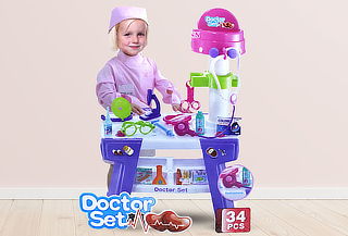 Set Doctor Medico Juguete Didáctico Niños 34 Pcs