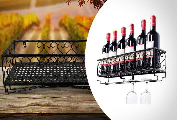 Estante para vinos 6 botellas