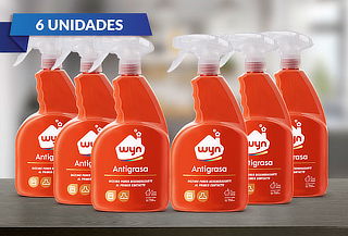 ¡Super Pack! Pack 6 de botellas antigrasa marca WYN 