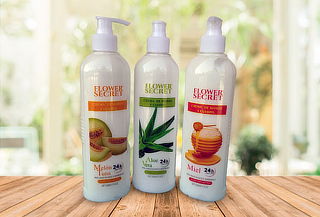 Crema de Manos y Cuerpo Hidratante Flower Secret 500ml