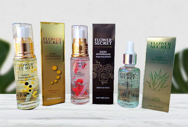 Suero Antiarrugas con Ácido Hialurónico Flower Secret
