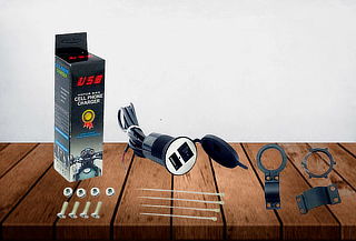 Cargador USB 5 Volt para Motos con Interruptor 2 Amper