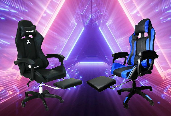 Silla Gamer Wonder 2022 Con Reposapiés Y Masajeador Lumbar