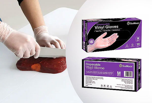 100 Guantes de Vinilo talla a elección