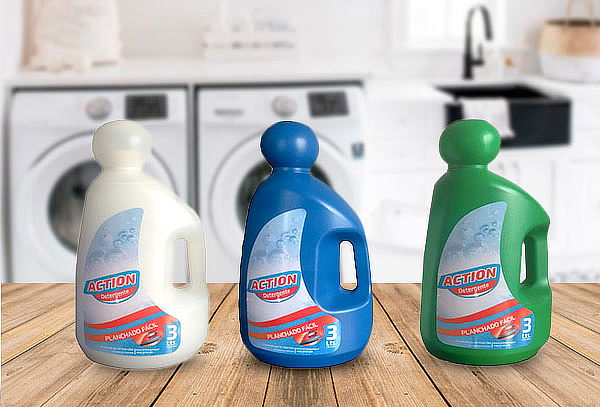 9 Litros de Detergente Liquido Action