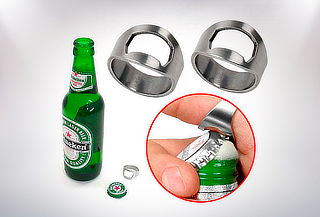 Pack de 2 Anillos Destapadores de Cerveza, Vino y Bebidas