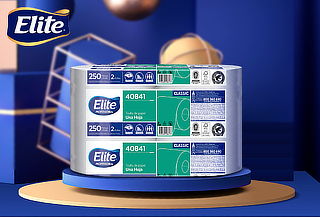 2 Rollos de Toalla Elite jumbo económica 250 Mts.