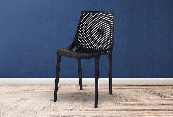 Silla color negro - Terraza