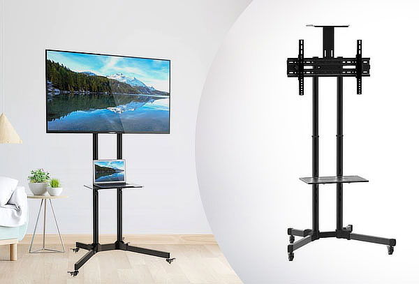 Rack Soporte Televisión 32 A 65 Pulgadas Ruedas