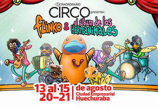 Sábado 13 de Agosto - Flinko & El Álbum de los Hermanimales