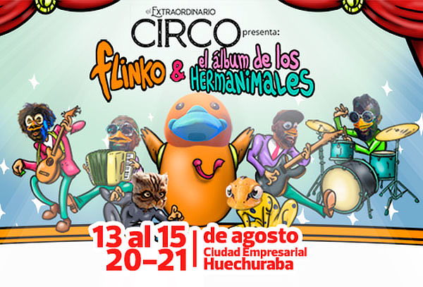 Sábado 13 de Agosto - Flinko & El Álbum de los Hermanimales