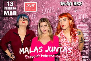 "Malas Juntas"  entrada doble + Aperitivo en Palermo