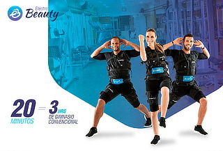 4,8 o 16 sesiones de Electroestimulación + Personal Trainer 