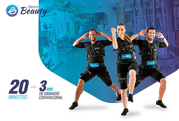 4,8 o 16 sesiones de Electroestimulación + Personal Trainer 