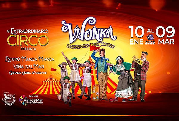 Wonka El Gran Circo de Chocolate 10 Enero