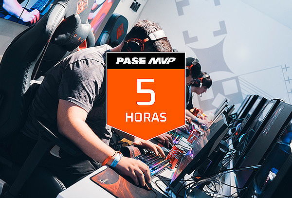 Pase de experiencia – Pack de 5 horas + Redbull o bebida