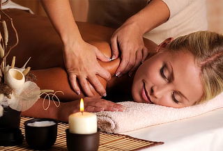 Masaje descontracturante espalda + Cuencoterapia + Drenaje