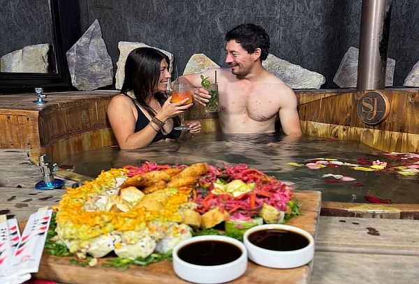 Spa Ocaso para dos + Tabla Sushi + Espumante Spa Sam Julian