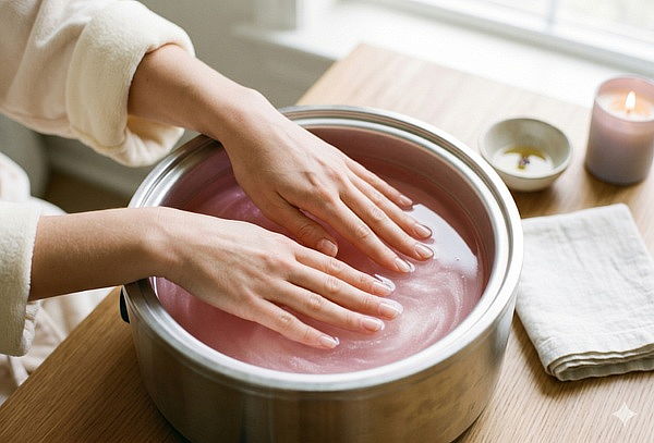 Parafinoterapia Relajante en Manos para Mamá