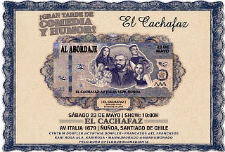 Show de stand up AL ABORDAJE: en El Cachafaz