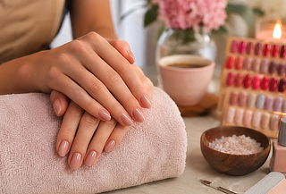 Esmaltado Permanente, Manicura Rusa + Rubber + Hidratación